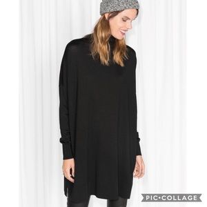 NEW & Other Stories Turtleneck Wool Sweater Dress